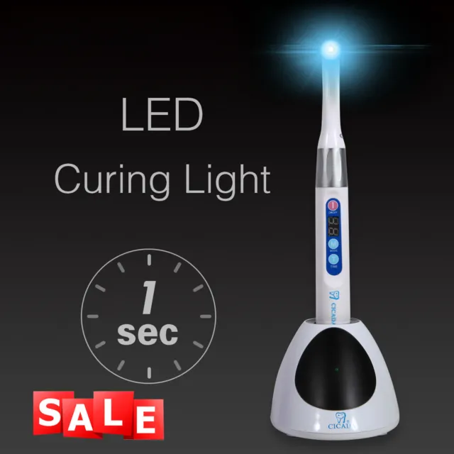 Dental Alto Voltaje iLED Tipo LED Luz de Curado 2300mW/cm² Lampara AA