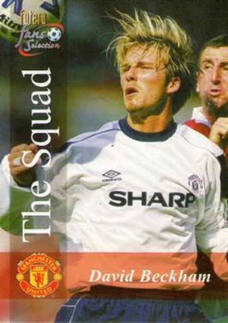 Carte Promo Futera David Beckham The Squad 2000 - Rare, Très Bon état Non Gradé