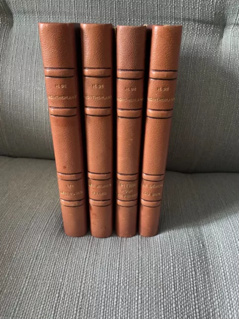 Montherlant, Les Jeunes Filles, 4 vol. Relié, édition limitée, beau papier