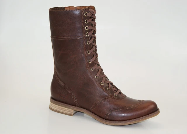 Timberland Savin Hill Mid Zip Bottes Bottines Femmes Bottes à Lacets 8563A