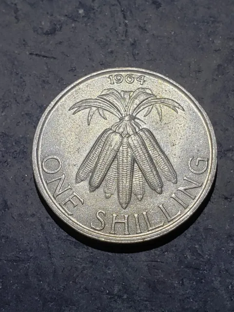 1964 Malawi One Shilling Coin