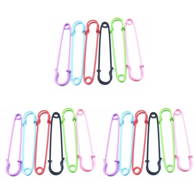 18 piezas aguja de broche de seguridad para bebé aguja de seguridad decorativa