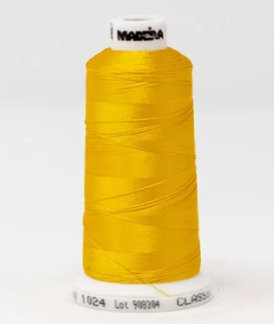 Madeira Classic Rayon 40, #1024 GOLD RUSH 1000m Embroidery Thread