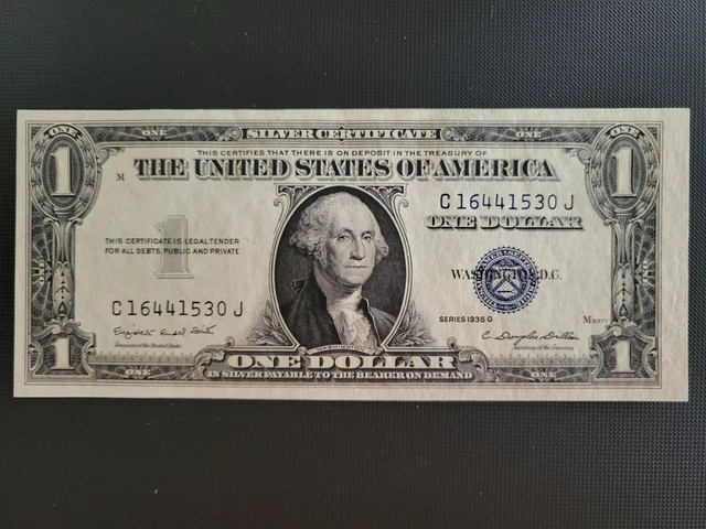 (Fr#1616) 1935G silver certificate (Smith-Dillon) Without Motto