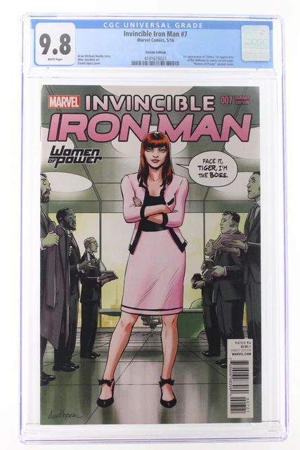 Invincible Iron Man #7 - Marvel 2016 CGC 9.8 1st App of Tomoe. Variant