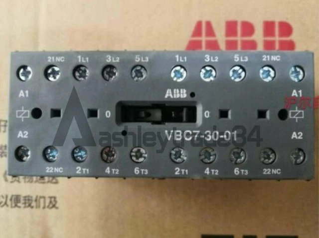 1PCS Brand New AC Contactor VBC7-30-01 ABB auxiliary contacts 24V