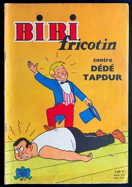 Bibi Fricotin (série après-guerre) 9 Bibi Fricotin contre Dédé Tapdur (be/tbe)