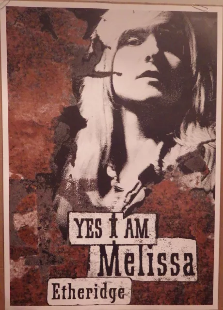 MUSIC POSTER~Melissa Etheridge Yes I Am 1993 Original 23x35" UK Album Import NOS