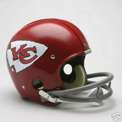 VINTAGE STYLE KANSAS CITY CHIEFS Suspension RK Football Helmet 1960's Len  Dawson $169.99 - PicClick