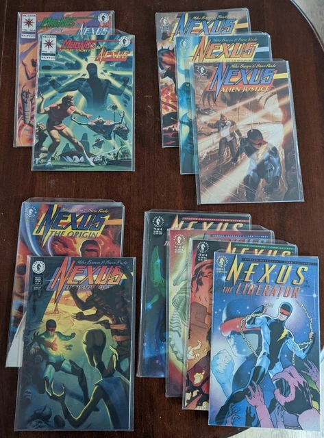 Nexus comics DH Valiant; Liberator, Origin, Alien Justice, Wages of Sin, Magnus
