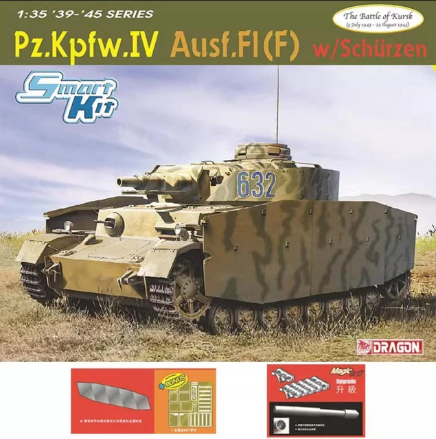 Maquette Plastique Dragon 1/35 - Échappement Pour Char Panzer IV Ausf.F1/F2 - Kit 6315 (Non Monté)