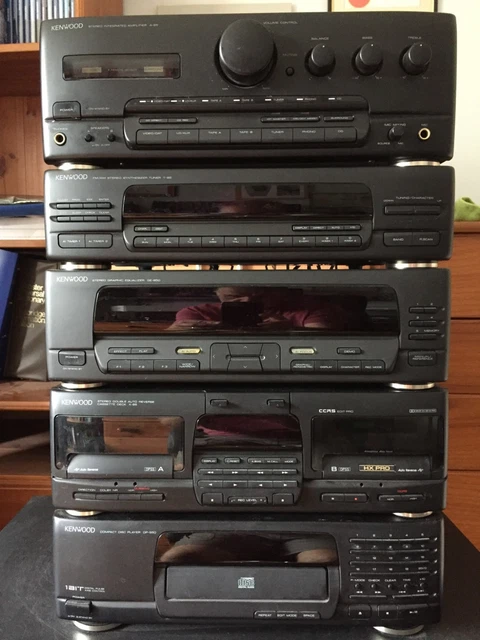 KENWOOD HIFI 5 Piece Stack System - Separates A-65, T-85, GE