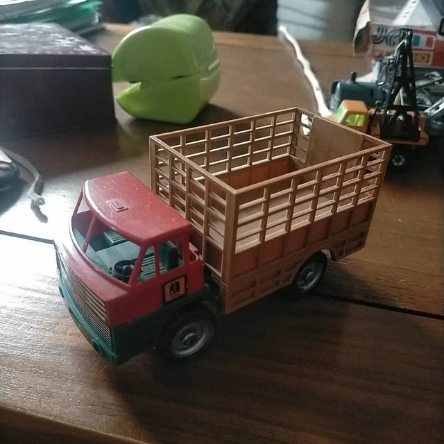 Ancien Camion Henschel Chantier - Toupie Béton Sitap - Miniature De Collection
