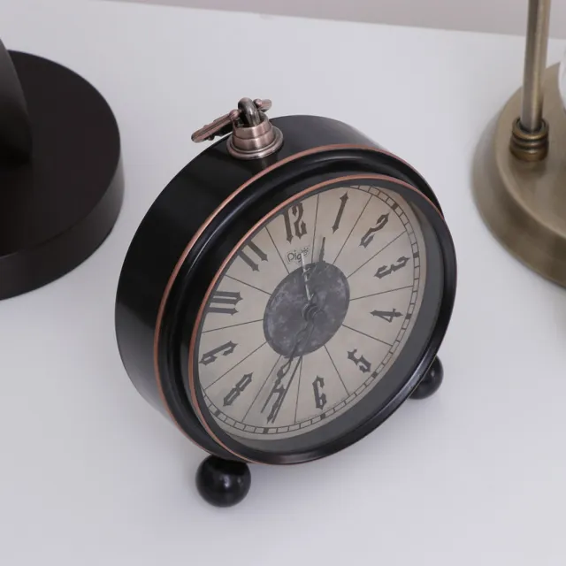 Orologio da tavolo in ferro antico orologio da scrivania vintage orologio da scrivania orologio antitavolo