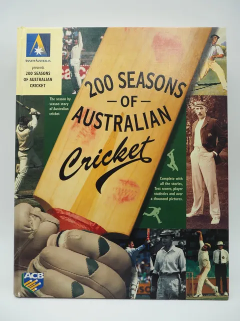 200 Seasons Of Australian Cricket Hardcover Book Large Sport History 1997