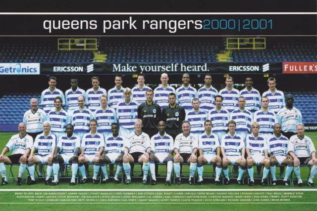 Qpr Football Team Photo>2000-01 Season