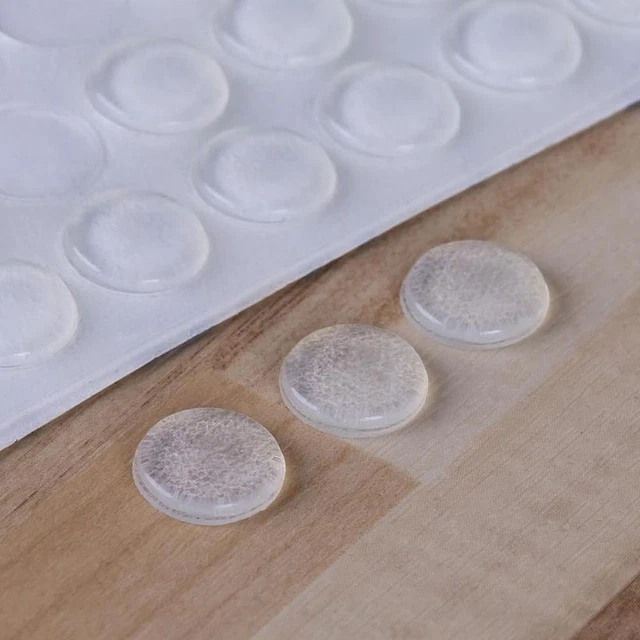 Almohadillas de gabinete de gel de silicona transparente autoadhesivas parachoques pies Z2Y0 S6O9