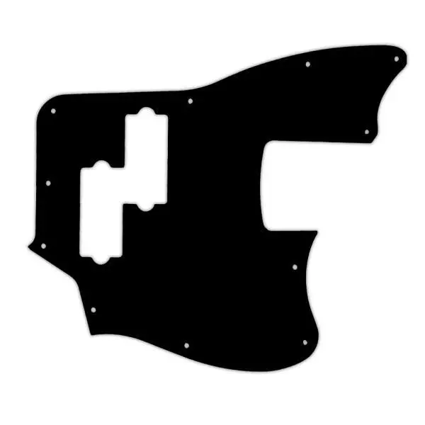 USA PICKGUARD for SQUIER® FENDER® VINTAGE MODIFIED JAGUAR SS® 3Ply PG BLACK BWB