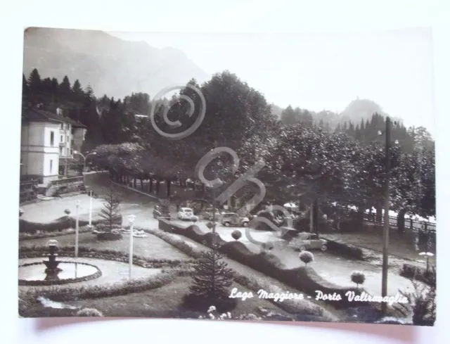 Cartolina Porto Valtravaglia - Panorama 1960.