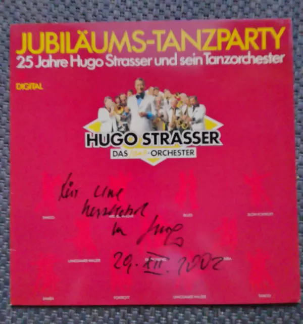 Hugo Strasser und sein Tanzorchester 25 Jahre Jubiläums-Tanzparty (mit Widmung)