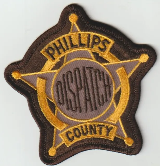 Phillips County Dispatch obsolete patch shipped from Australia