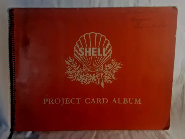 Vintage 55/60 Collectable Cards In An Album, Shell Project Album , Free Post!