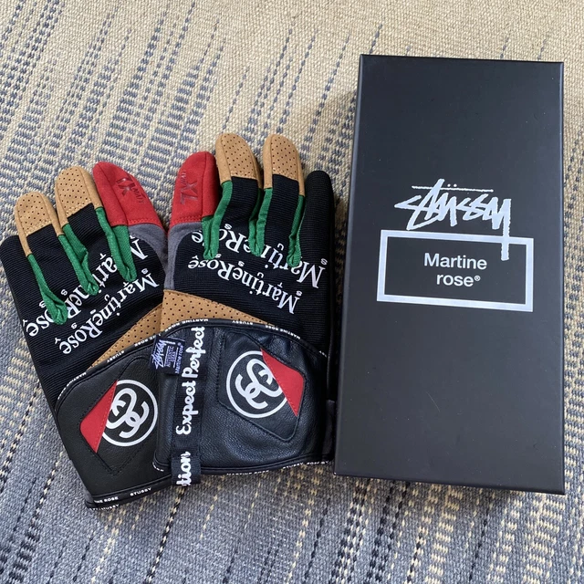 ドライビング グローブSTUSSY & MARTINE ROSE GLOVES 販売買取 カーキ