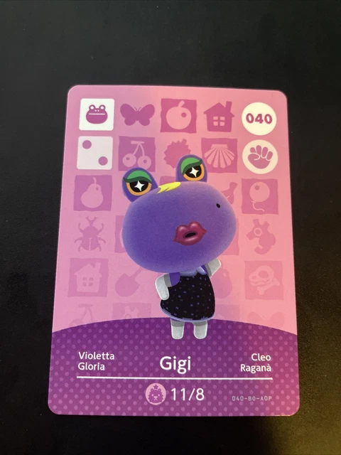 Carte Amiibo - Animal Crossing - Racine / Leif - #208