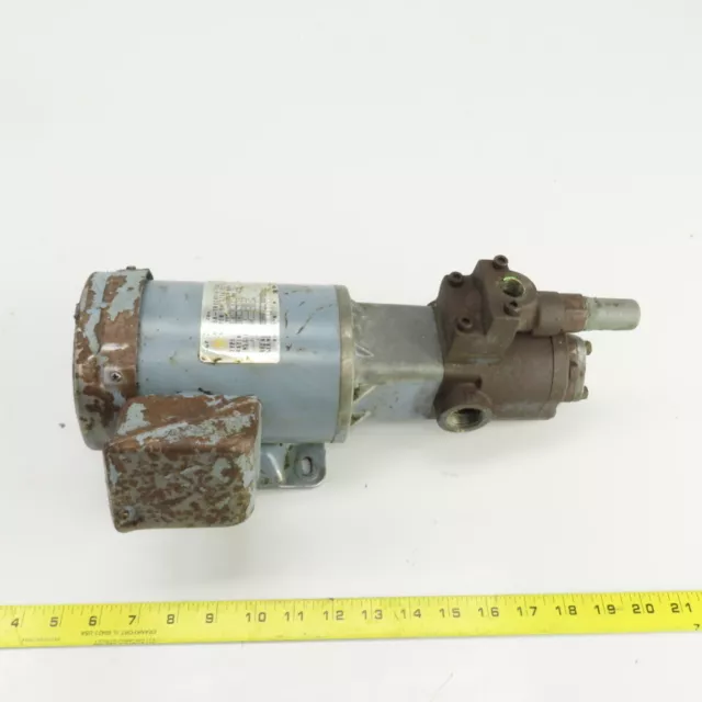 Nippon Oil FELQ-8T 0.2kW Pump Motor 200-220V 3PH W/Trochoid Pump T0P-216HBM
