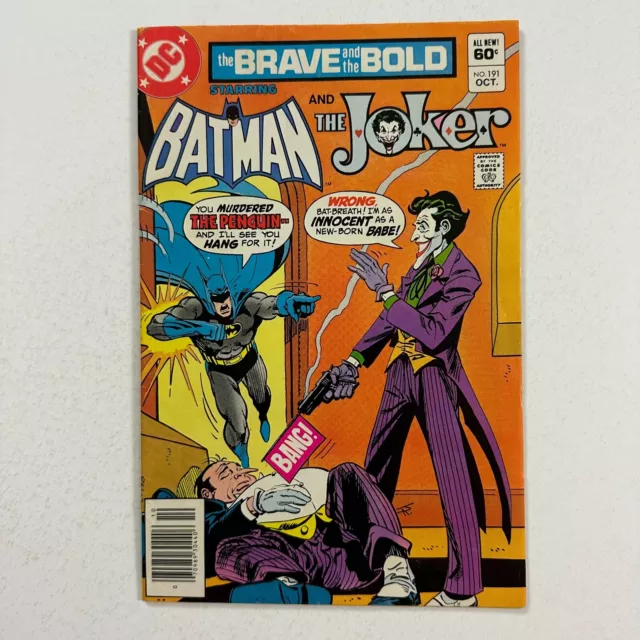 Brave And The Bold 191 Newsstand Batman Joker (1982, Dc Comics)