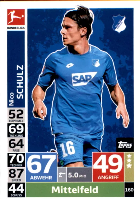 Topps Match Attax 18/19 - 160 - Nico Schulz