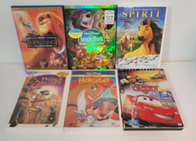 22 CHILDREN DVD Movie Lot Disney Pixar Etc Spirit Cars Lion King ...