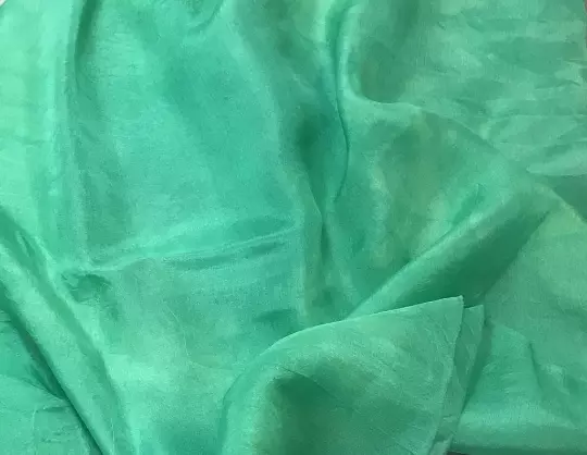 Hand Dyed SPEARMINT GREEN China Silk HABOTAI Fabric