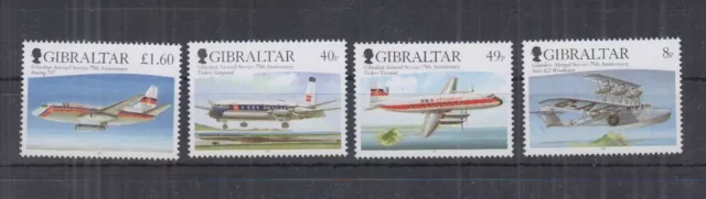 L615. Gibraltar - MNH - Transport - Planes - Aviation