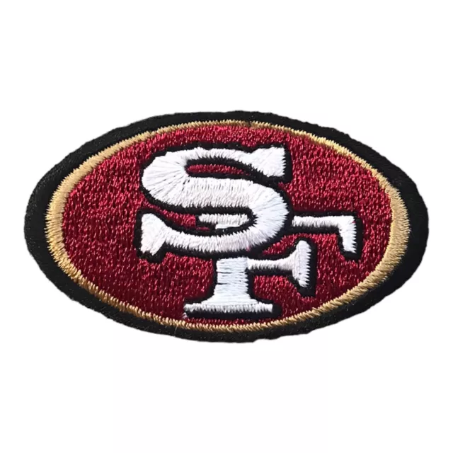 1968-95 SAN FRANCISCO 49ERS NFL FOOTBALL VINTAGE 2.75 OVAL TEAM LOGO PATCH  