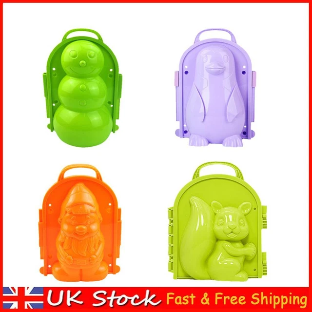 Winter Plastic Snowball Maker Clip Kids Children Outdoor Play Snow Ball Mold Toy