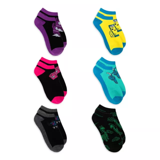 FORTNITE Boys 6 Pack Pairs Low Cut No Show Ankle Socks Size Small NWT