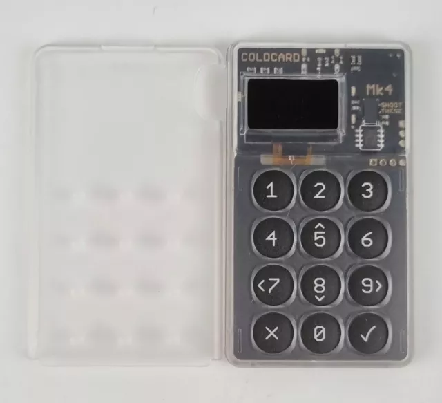 COINKITE Coldcard Mk4 Portefeuille pour Cryptomonnaie Bitcoin