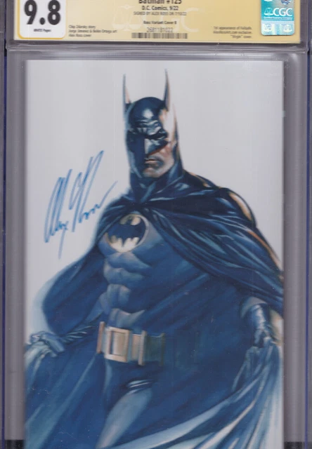 BATMAN #125 CGC 9.8 MINT CGC SS ALEX ROSS signed Variant Cover #B DC Comics 2022