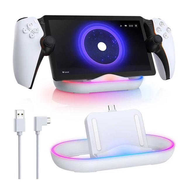 Stazione Di Ricarica Per Microfono Wireless USB-C, Compatta In ABS, Con Protezioni Anti-sovraccarico, Nera