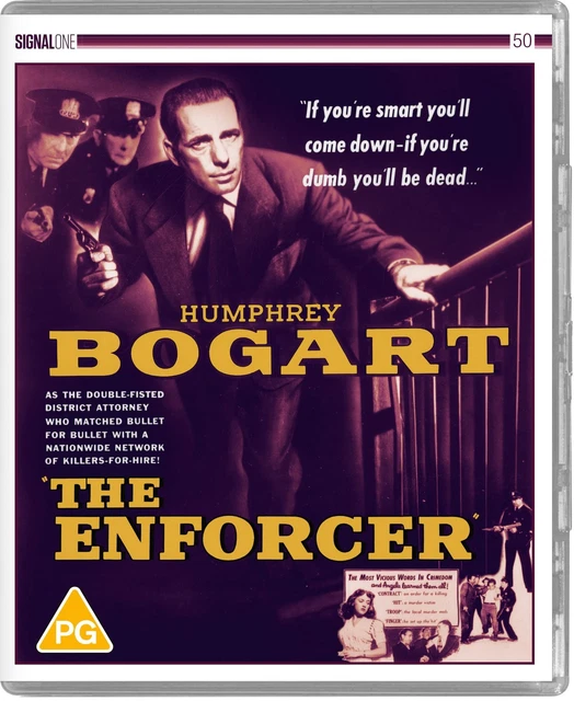THE ENFORCER (BLU-RAY) Humphrey Bogart Zero Mostel Ted de Corsia EUR 15