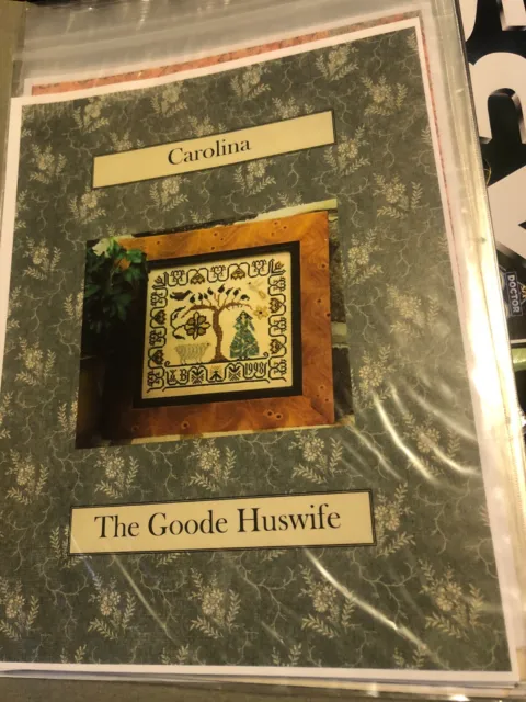 The Goode Huswife - Carolina - Cross Stitch CHART ONLY - OOP HTF -