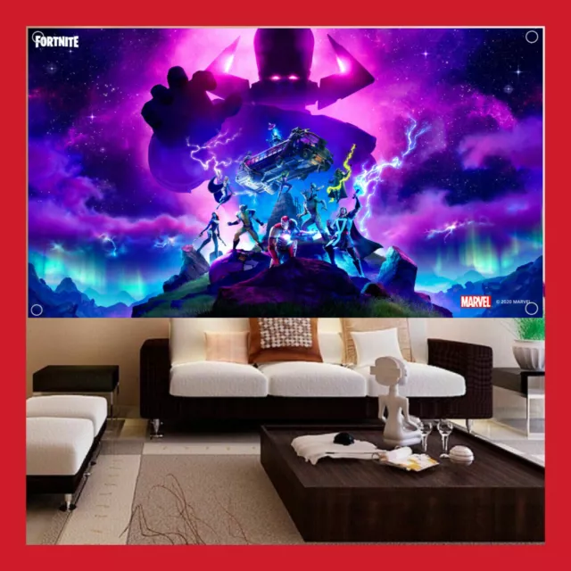 Bannière Poster Géant S4 Galactus Fort Nite Skin Battle Royale Jeu Ps4 Pc Marvel