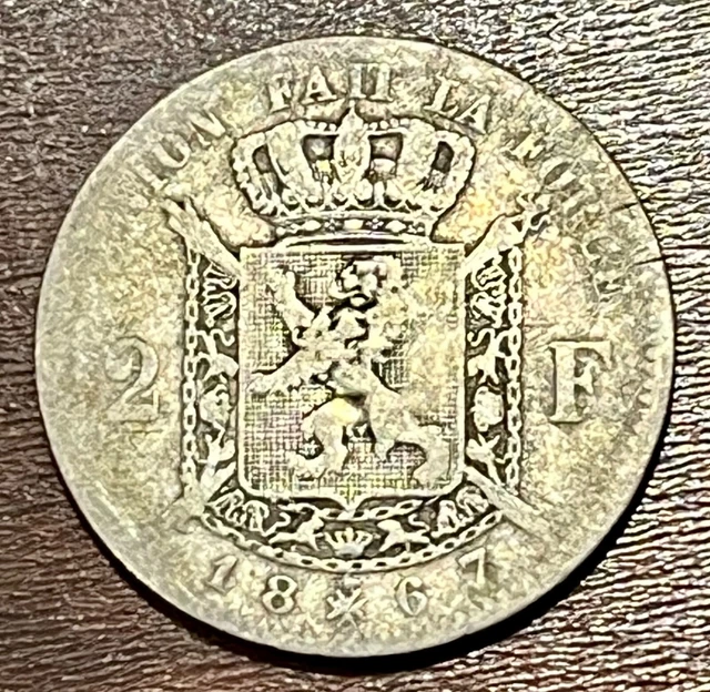 2 Francs 1867 Leopold Ii Roi Des Belges En Argent 88 Eur 5 00 2 Francs 1867 Leopold Ii Roi Des Belges En Argent 88 Eur 5 00