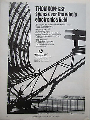 6/1979 PUB LMT AVIONICS RADAR THOMSON-CSF BELUGA DETECTION SYSTEM ORIGINAL AD 