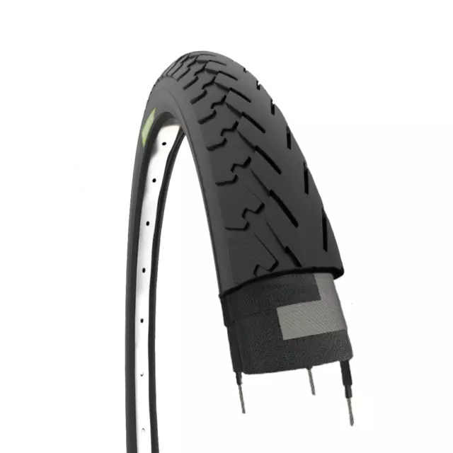 Copertone Gomma Pneumatico Nero Per Bici Bicicletta City Trekking 700 35 (28")