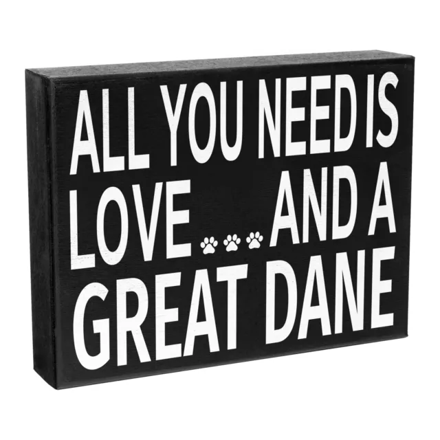 JennyGems Great Dane Gifts Great Dane Sign, Great Dane Gift Wall Decor