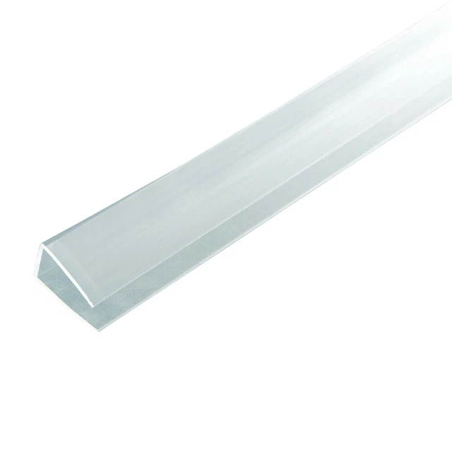 CLEAR POLYCARBONATE SHEET Closure End Cap Edge Trim U/C Profile 4 6 8