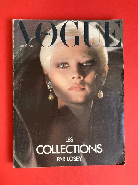 Vogue Collection Riviste VOGUE PARIS SEPTEMBRE 1977 magazine mode revue vintage 579 collection ...