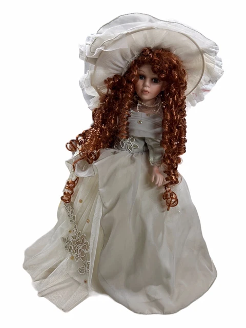 Show Stoppers  Porcelain Doll Victorian Night Light Lamp 16" Vintage